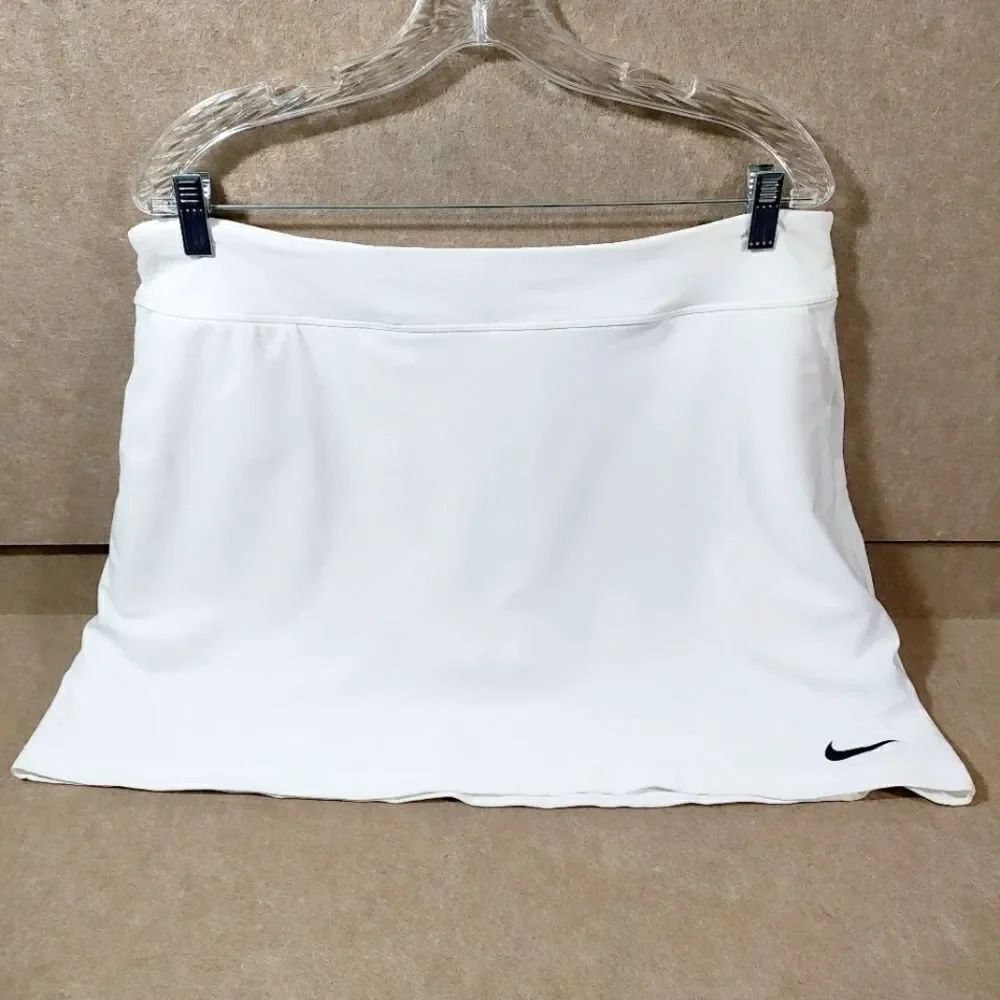 Nike Golf Dri-Fit White Athletic Skort Women -A